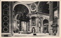 CPA Roma Interno Pietro Altare della Confessione