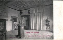 CPA Rome Saluti da Roma Camera di Tasso a Onofrio