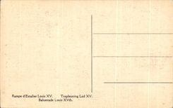 CPA Crawls of Staircase Louis XV