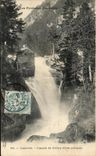 CPA the Pyrenees Cauterets Cascades of Cerisey