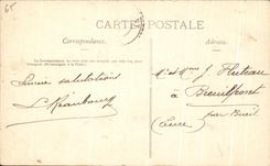 CPA the Pyrenees Cauterets Cascades of Cerisey