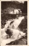 CPA the Pyrenees Cauterets the Cascade of Lutour