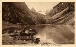 CPA Surroundings of Cauterets the Lake Gaube and Vignemale