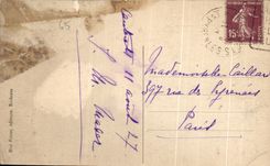 CPA Cauterets the Bridge of Spain and I' Hotellerie