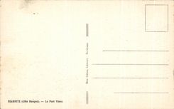 CPA Biarritz Le Port Vieux