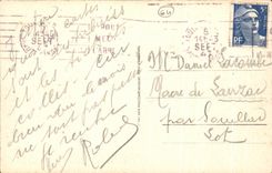 CPA Biarritz Monument aux Morts et le Rocher de la Vierge