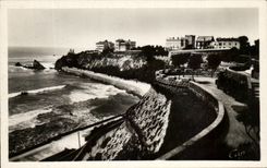 CPA Biarritz Jardins et Villas de la Cotes des basques