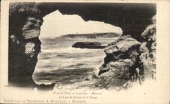 CPA Biarritz Vues du pas de Gascogne La loge du rocher de la vierge 