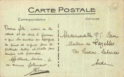 CPA Biarritz Le Rocher de la Vierge un jour de Gros Temps