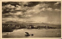 CPA Biarritz Vue generale prise du phare