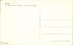 CPA Biarritz La Digue de la Cafetiere Au Loin la Plage