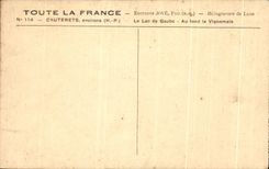 CPA Cauterets Lac De Gaube At the Bottom Vignemale