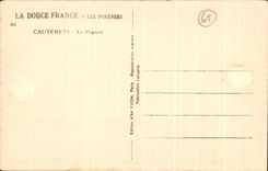 CPA Soft France the Pyrenees Cauterets Peguere