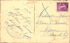 CPA Environs De Cauterets the Bridge of Spain And Pic De Peyereiance