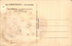 CPA Soft Cauterets France Peguere And Gave