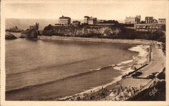 CPA Biarritz La Plage de la Cote des Basques
