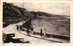 CPA Biarritz La Plage De La Cote Des Basques