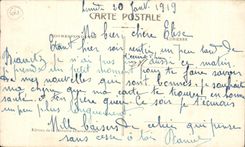 CPA Biarritz Un Coup de Mer