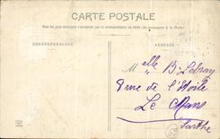 CPA the High Pyrenees Cauterets Gave And the Bridge the Road of RAillere