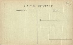 CPA Cauterets Cascades of Cerizey Route of the bridge of Spain