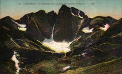 CPA Cauterets Vignemale and the Cascade of Oulettes de Gaube