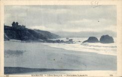 CPA Biarritz Cote Basque Rochers Ilbaritz