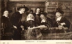 CPA Rembrandt De Staalmeesters Rijks Museum Amsterdam