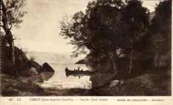 CPA Corot Vue de Tyrol Italien Musee de Longchamp Mrseille