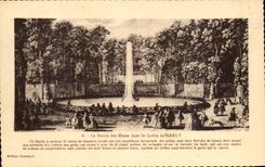 CPA Le Bassin Des Muses Dans Le Jardin De Marly 