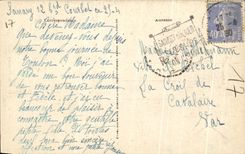 CPA La Sainte Baume Escaliers De La Grotte