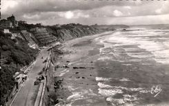 CPA Biarritz La Plage A La Cote Des Basques