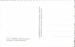 CPA Biarritz La Plage A La Cote Des Basques