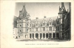 CPA Chateau De Blois Aile De Louis XII Facade Sur La Cour