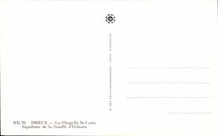 CPA Dreux La Chapelle St louis Sepulture de la Famille d'Orleans