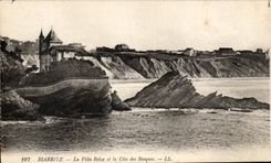 CPA Biarritz La Villa Et La Cote Des Basques