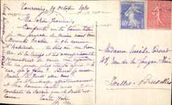 CPA Tourcoing Hotel de ville Militaria 