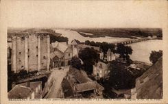 CPA Beaugency Vue Panoramique Sur La Sologne La Tour De Cesar L'Eglise