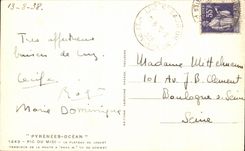 CPA Pyrenees Ocean Pic Midi Le Plateau Du Laquet Terminus De La Route Vu Du Sommet