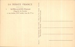CPA St Pol de Leon Chapelle de Creisker et son Clocher