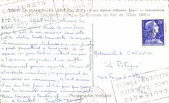 CPA Cauetrets La Cascade du pas de l'Ours