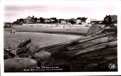 CPA Tregastel Vue Generale de la Plage