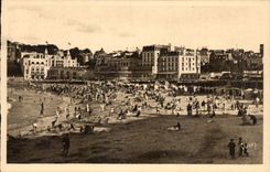 CPA Cote D'Emeraude Dinard La Plage a I'heure du bain