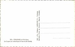 CPSM Toulouse La Ville Rose La Crypte de Basilique St Sernin