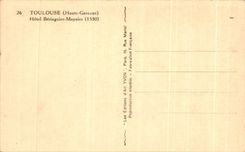 CPA Toulouse Hotel Beringuier Maynier