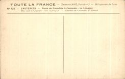 CPA Cauterets Route de Pierrefitte a Cauterets Le Limacon 