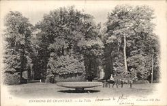 CPA Environs De Chantilly La Table Caleche 