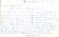 CPA Environs de Carsac Chateau de Montfort