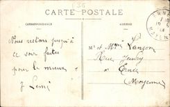 CPA Vitre Le chateau Vu De La Route De Rennes
