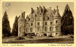CPA Tesse La Madeleine Le Chateau de la Roche Bagnoles