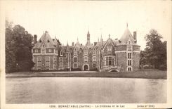 CPA Bonnetable Le Chateau et le Lac